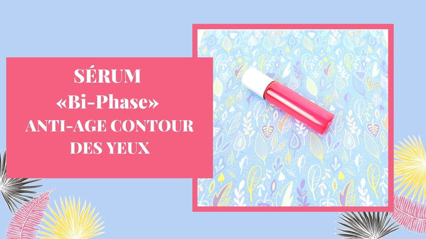 Sérum bi-phase anti âge contour des yeux